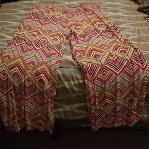 Mutlticolored palazzo pants